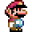 Retro Mario 2 Icon 32x32 png